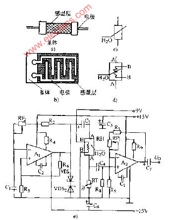 气体传感器电路图及分析原理